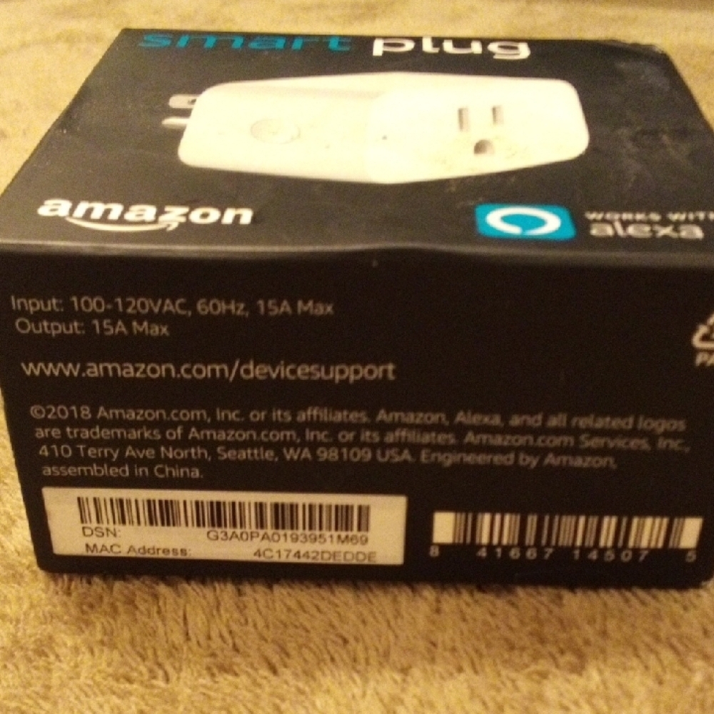 Amazon Smart Plug with Alexa Compatibility - Picture 3 of 4